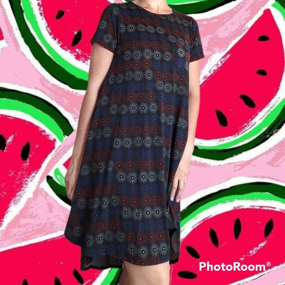LuLaRoe Dresses & Skirts - NWT LuLaRoe Americana Carly Swing Dress Small